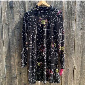 BLACK VELVET HALLOWEEN DRESS